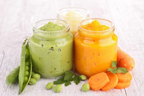 baby food peas and carrots